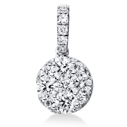 Anhänger Weißgold 18kt 0,35 Diamantschmuck mit 14 Diamanten - 3F611