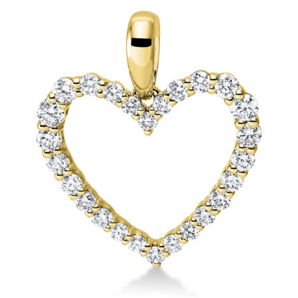 Anhänger Gelbgold 18kt 0,31 Diamantschmuck mit 26 Diamanten - 3F890