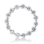 Anhänger Weißgold 18kt 0,41 Diamantschmuck mit 15 Diamanten - 3G646