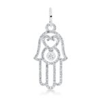 Anhänger Weißgold 18kt 0,35 Diamantschmuck mit 113 Diamanten - 3H055