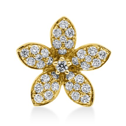 Anhänger Gelbgold 18kt 0,32 Diamantschmuck mit 36 Diamanten - 3H080