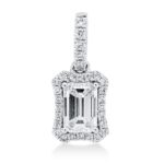 Anhänger Weißgold 18kt 0,59 Diamantschmuck mit 30 Diamanten - 3H131