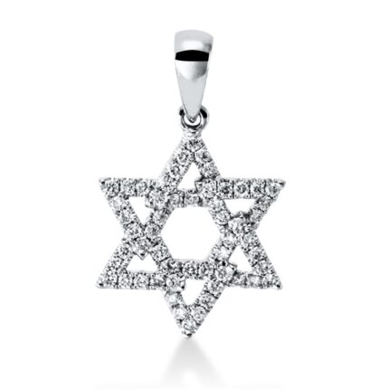 Anhänger Weißgold 18kt 0,20 Diamantschmuck mit 54 Diamanten - 3H173