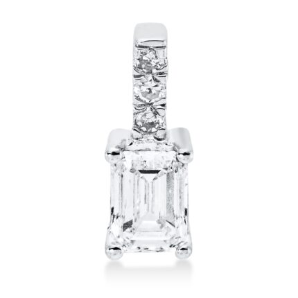 Anhänger 4er-Krappe Weißgold 18kt 0,26 Diamantschmuck mit 4 Diamanten - 3H270