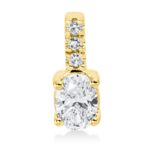 Anhänger 4er-Krappe Gelbgold 18kt 0,28 Diamantschmuck mit 4 Diamanten - 3H271