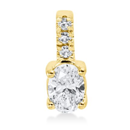 Anhänger 4er-Krappe Gelbgold 18kt 0,28 Diamantschmuck mit 4 Diamanten - 3H271