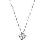 Collier 4er-Krappe Platin 95kt 0,25 Diamantschmuck mit 1 Diamanten - 4D245