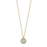 Collier Gelbgold 18kt 0,21 Diamantschmuck mit 48 Diamanten - 4F929