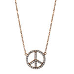 Collier Rosegold 18kt 0,26 Diamantschmuck mit 44 Diamanten - 4G143