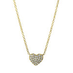 Collier Gelbgold 18kt 0,24 Diamantschmuck mit 25 Diamanten - 4G589
