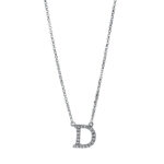 Collier Weißgold 18kt 0,09 Diamantschmuck mit 21 Diamanten - 4I501