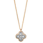Collier Rosegold 18kt 0,43 Diamantschmuck mit 5 Diamanten - 4I764