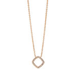 Collier Rosegold 18kt 0,09 Diamantschmuck mit 24 Diamanten - 4I824