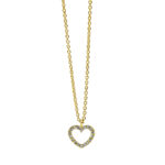 Collier Gelbgold 18kt 0,05 Diamantschmuck mit 18 Diamanten - 4I845