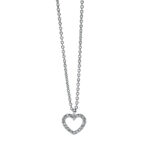 Collier Weißgold 18kt 0,05 Diamantschmuck mit 18 Diamanten - 4I845