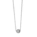 Collier Weißgold 18kt 0,46 Diamantschmuck mit 56 Diamanten - 4I854