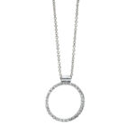 Collier Weißgold 18kt 0,23 Diamantschmuck mit 33 Diamanten - 4I864