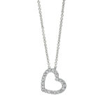 Collier Weißgold 18kt 0,18 Diamantschmuck mit 22 Diamanten - 4I869