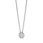 Collier Weißgold 18kt 0,26 Diamantschmuck mit 7 Diamanten - 4K433