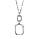 Collier Weißgold 18kt 0,13 Diamantschmuck mit 42 Diamanten - 4K609