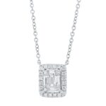 Collier Weißgold 18kt 0,41 Diamantschmuck mit 29 Diamanten - 4K876