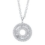 Collier Weißgold 18kt 0,29 Diamantschmuck mit 70 Diamanten - 4K892