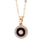 Collier Rosegold 18kt 0,14 Diamantschmuck mit 22 Diamanten - 4M092
