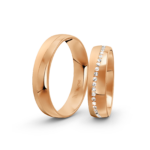 Trauringe Rosegold / 750 Gold | Modell Z°1024