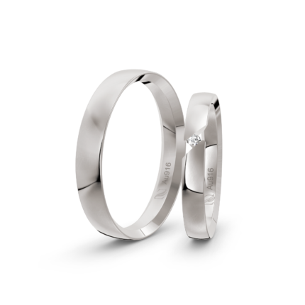 Trauringe Weissgold / 916 Gold | Modell Z°1031