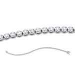 Armband Weißgold 18kt 0,45 Diamantschmuck mit 87 Diamanten - 5C183