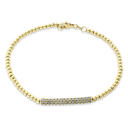 Armband Gelbgold 18kt 0,46 Diamantschmuck mit 45 Diamanten - 5C839