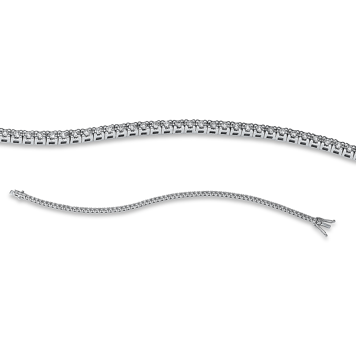 5D149W Armband Weißgold 18kt 1,03 Diamantschmuck mit 72 Diamanten - 5D149 – Bild 1