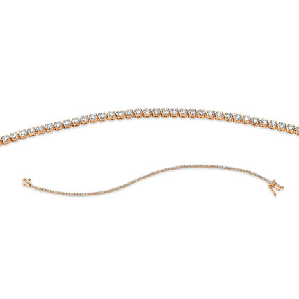 Armband Rosegold 18kt 1,26 Diamantschmuck mit 96 Diamanten - 5D403