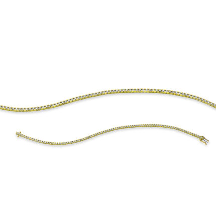 Armband 4er-Krappe Gelbgold 18kt 1,00 Diamantschmuck mit 89 Diamanten - 5D417