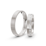 Trauringe Weissgold / 750 Gold | Modell Z°1015