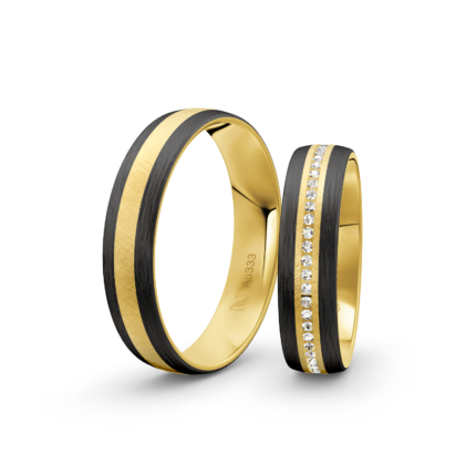 Trauringe Gelbgold / 333 Gold | Modell Zum-1002