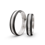 Trauringe Weissgold / 585 Gold | Modell Zum-1002