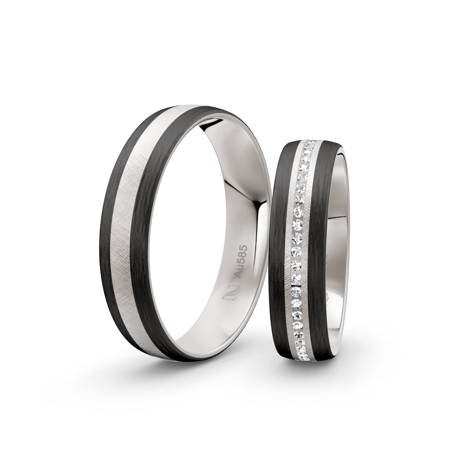 948647e2f0f631e806625d7941dee60b_rr0.png Trauringe Weissgold / 585 Gold | Modell Zum-1002 – Bild 1