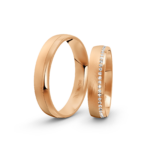 Trauringe Rosegold / 750 Gold | Modell Z°1012