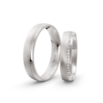 Trauringe Weissgold / 750 Gold | Modell Z°1012