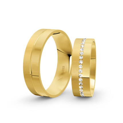 Trauringe Gelbgold / 333 Gold | Modell Z°1013