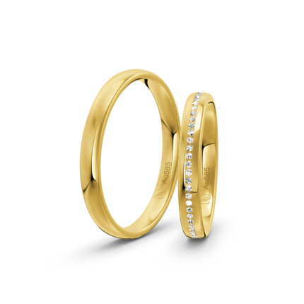 Trauringe Gelbgold / 585 Gold | Modell Z°1016