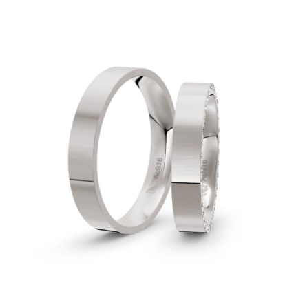 Trauringe Weissgold / 916 Gold | Modell Z°1029