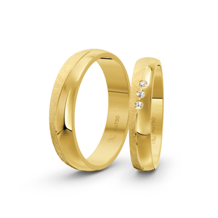 Trauringe Gelbgold / Gelbgold / 750 Gold | Modell Z°1043