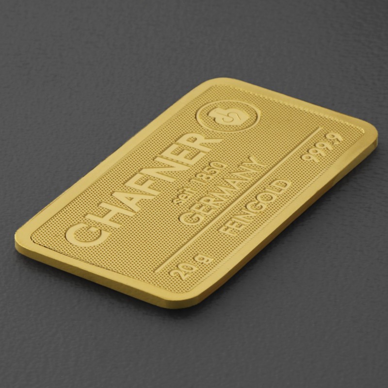 ooGoldbarren_20g_CHAFNER_-_Prgeform__5 CHAFNER 20g Feingoldbarren – Bild 1