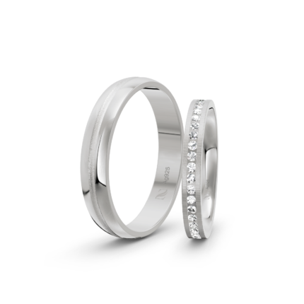 Trauringe Silber / 925 Silber | Modell Zum-2005S