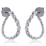 Ohrstecker Weißgold 18kt 0,49 Diamantschmuck mit 34 Diamanten - 2I802