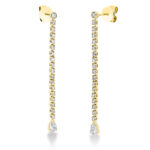 Ohrschmuck Gelbgold 18kt 0,81 Diamantschmuck mit 38 Diamanten - 2O568