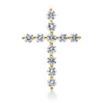 Anhänger Gelbgold 18kt 0,63 Diamantschmuck mit 11 Diamanten - 3G931