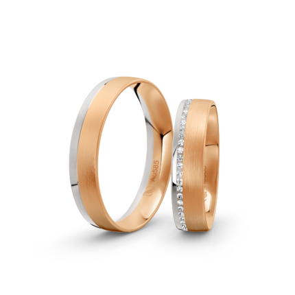 Trauringe Rosegold / 585 Gold | Modell Z°2004